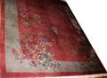 082211 CHINESE HANDWOVEN WOOL CARPET C 1930 11 9