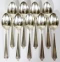 081255 INTERNATIONAL SILVER CO STERL TEASPOONS