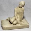 081229 ROOKWOOD POTTERY NUDE PAPERWEIGHT 2868