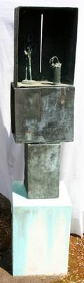 072298 MODERNCONTEMPORARY BRONZE GARDEN SCULPTURE