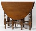 071343 ENGLISH STYLE MAHOGANY DROPLEAF TABLE H 29
