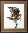 070235 DECORATIVE EAGLE PRINT 313650 26 X 22