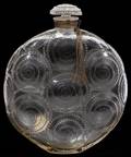 062259 R LALIQUE MOLD BLOWN GLASS PERFUME BOTTLE