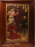 062246 AFTER EDWIN ABBEY PRINT ON ARTIST BOARD