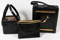 120327 ROSENFELD BLACK LEATHER PURSE  TWO PURSES
