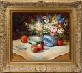 111366 CONTEMPORARY OIL ON CANVAS 20 X 24 FLOWERS