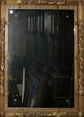 070295 GILT WOOD WALL MIRROR H 32 W 22