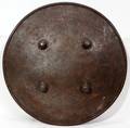 112343 PERSIAN METAL SHIELD WITH CUFIC STYLE WRITING
