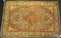 Feraghan Sarouk throw rug ca 1900