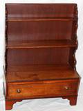 090332 ANTIQUE ENGLISH MAHOGANY NIGHTSTAND H 33