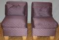 082270 EXPRESSIONS LAVENDER UPHOLSTERED CHAIRS PAIR
