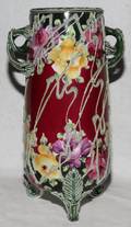 081324 JAPANESE MORIAGE PORCELAIN VASE C 1900 H 13