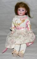 080288 GERMAN BISQUE HEAD DOLL H 16