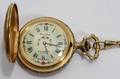 070330 EVER SWISS HUNTING CASE POCKET WATCH ON FOB