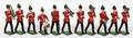 120386 BRITAINS LEAD TOY SOLDIER BAND OF THE LINE