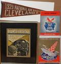 100390 VINTAGE CLEVELAND AIR RACE BROCHURES PENNANT