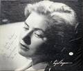 100366 INGRID BERGMAN AUTOGRAPHED RECORD ALBUM COVER