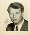 100365 ROBERT KENNEDY AUTOGRAPHED BLACKWHITE PRINT