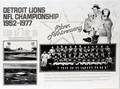 100380 DETROIT LIONS CHAMPIONSHIP SIGNED POSTER