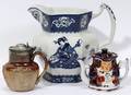 091453 ENGLISH PORCELAIN  STONEWARE VESSELS