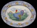 091448 STAFFORDSHIRE TURKEY PLATTER L 19