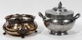 080314 SILVER PLATE SUGAR BOWLS INCLUDING POOLE TWO