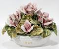072389 ITALIAN FLORAL CENTERPIECE H 7 W 7