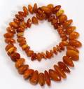062394 LADYS AMBER BEAD NECKLACE L 14