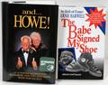 120443 ERNIE HARWELL AND GORDIE HOWE SIGNED BOOKS