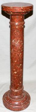 102355 ROUGE DECORATIVE PEDESTAL H 30