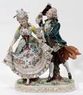 101400 GERMAN PORCELAIN FIGURE GROUP C 1930