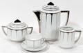 092410 LIMOGES ART DECO PORCELAIN COFFEE SERVICE