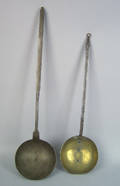 Two Pennsylvania wrought iron ladles 19th c