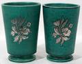 091470 GUSTAVSBERG SWEDISH ARGENTA CERAMIC VASES