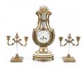 Louis XVI Style Clock Garniture Set Tiffany  Co