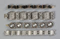 Three Mexican silver bracelets earlymid 20th c