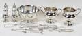 120466 STERLING SILVER TONGS SALT AND PEPPERS ETC