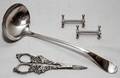 111552 SILVERPLATE LADLE KNIFE RESTS  SCISSORS 4