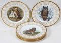 111542 ENGLISH BONE CHINA BOEHM OWL PLATE COLLECTION