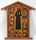 102418 ICON ON WOOD SAINT WSCENES OF CHRIST LIFE 17