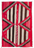 Southwest regional pictorial blanket ca 1920