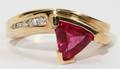101433 14KT YELLOW GOLD  101CT PINK TOURMALINE RING