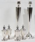 100442 SIX PIECE STERLING SILVER GROUPING H 5 12