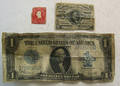 US 5 cent fractional currency note