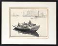 082415 GORDON GRANT LITHOGRAPH 10 X 12 BOAT SCENE