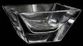 082401 KOSTA BODA CRYSTAL DISH H 4 W 7 34