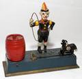 072479 AMERICAN CAST IRON MECHANICAL BANK TRICK DOG