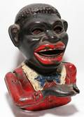072476 AMERICAN CAST IRON MECHANICAL BANK JOLLY