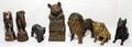 072473 CAST IRON ANIMAL FORM STILL BANKS 7