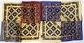 071525 VERSACE SILK SQUARES LOT OF 6 C 1980 17 X 1